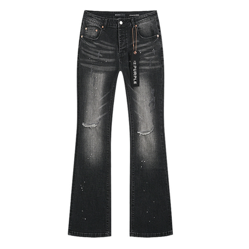 Purple Flared Jeans