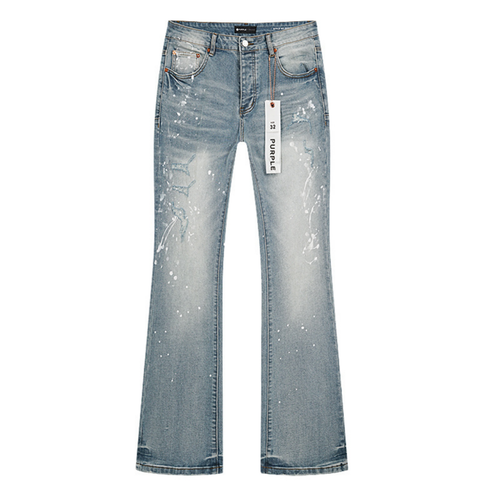 Purple Flared Jeans