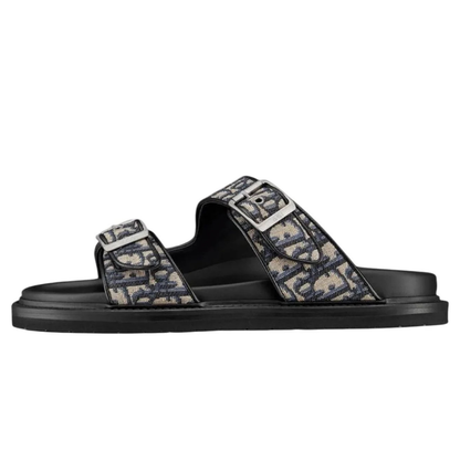 Sandal Oblique Beige Black