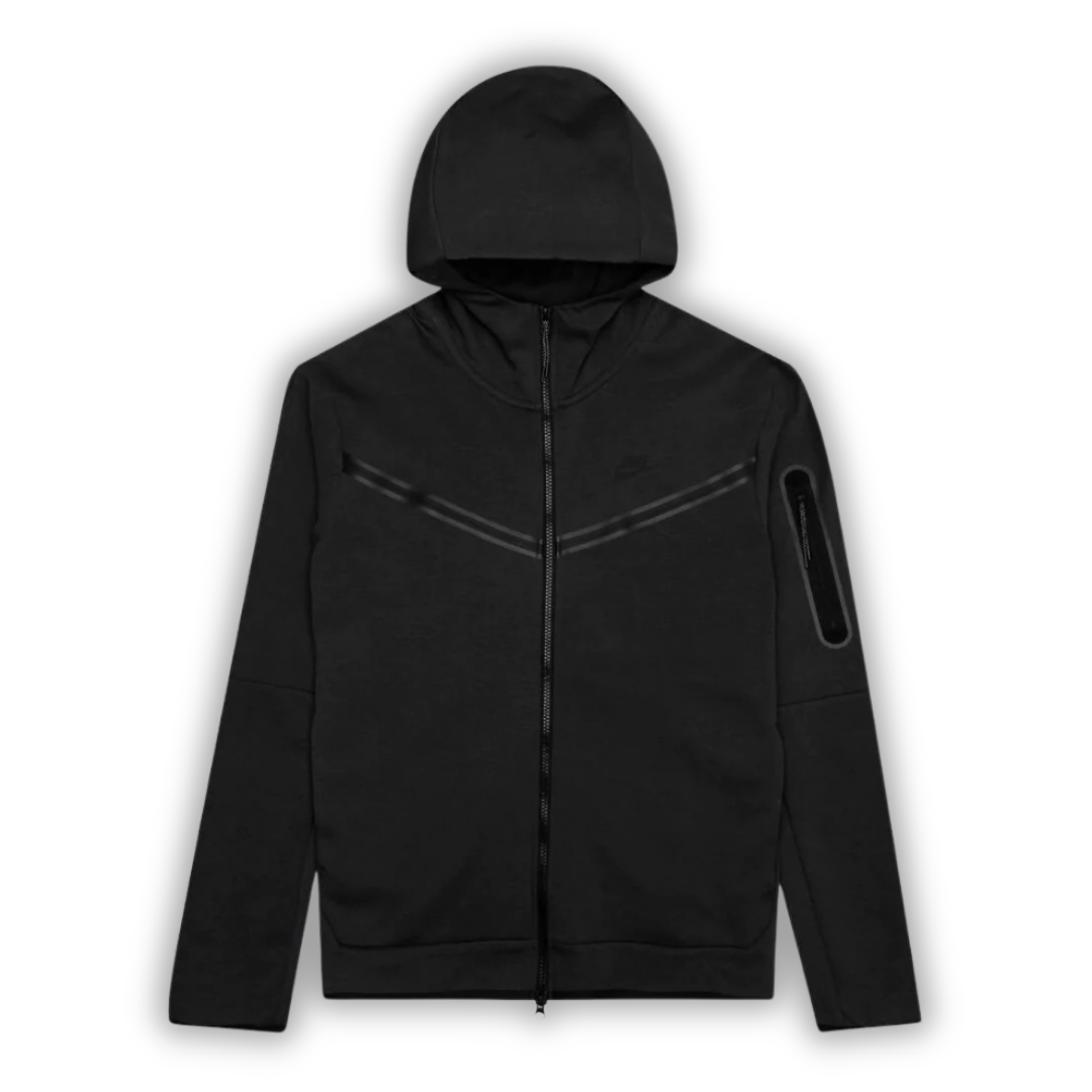 Tech Triple Black Tracksuit