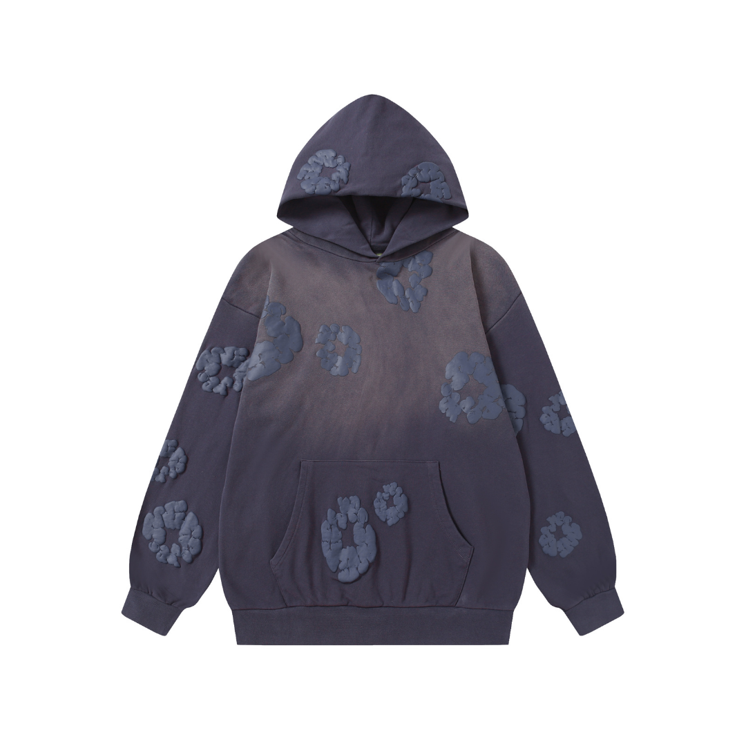 Denim Trs Purple Set