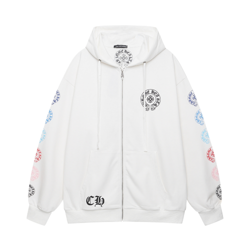 Chrome Zip Hoodie
