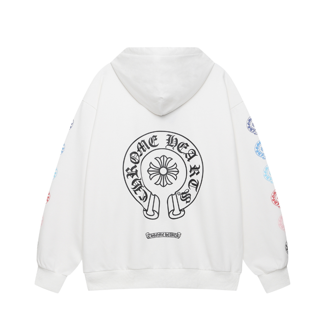 Chrome Zip Hoodie