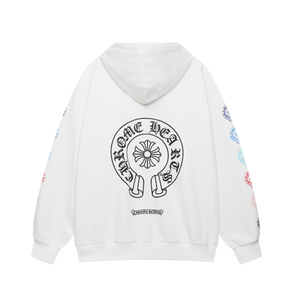 Chrome Zip Hoodie