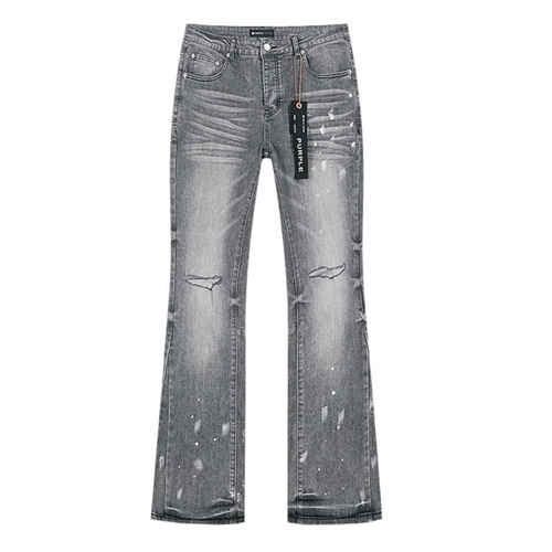 Purple Flared Jeans