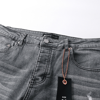 Purple Flared Jeans