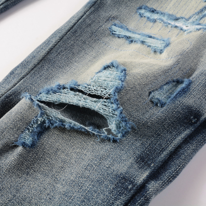 Amr Logo Blue Jeans