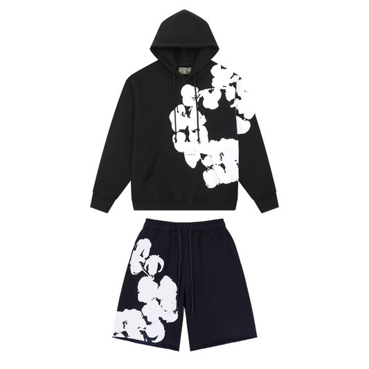 Denim Trs Black Set
