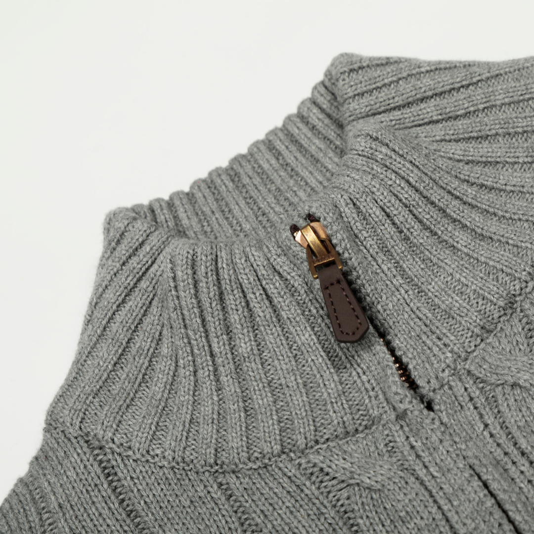 Polo Zip Sweater