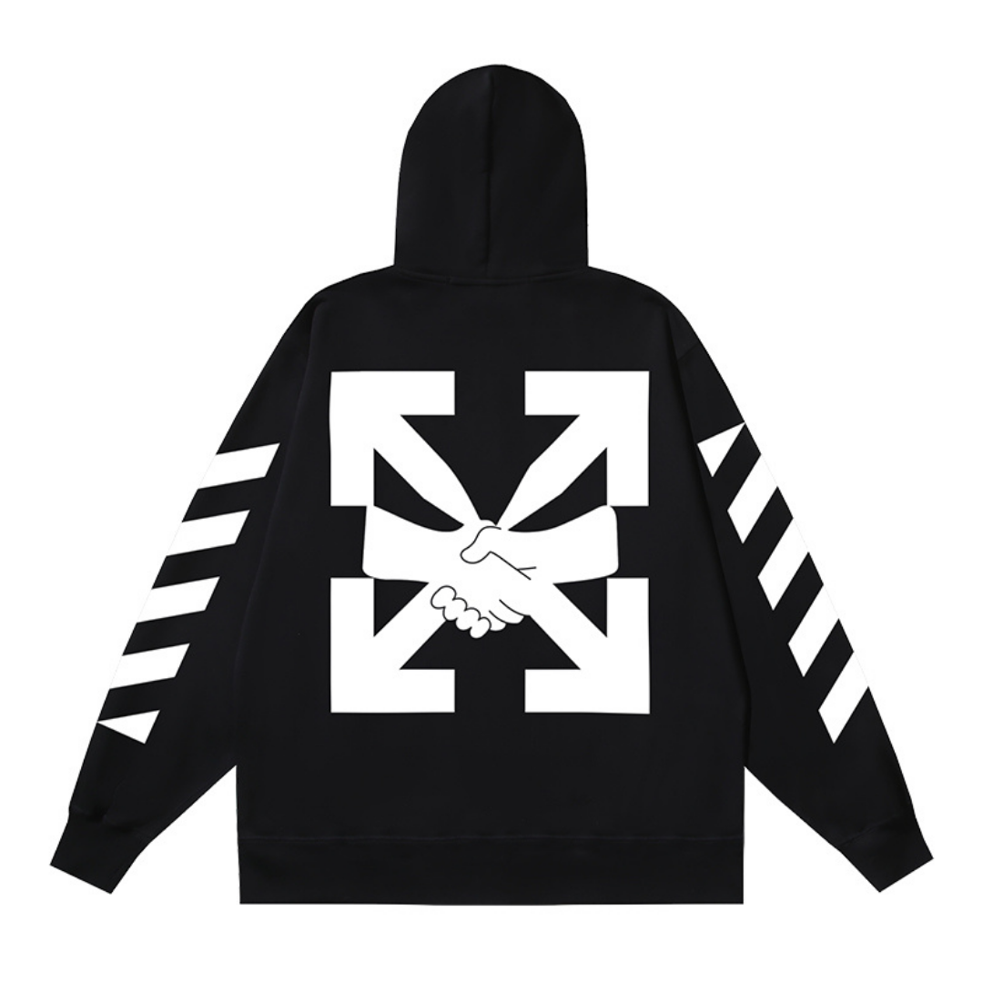 Off-W Monogram Zip Hoodie