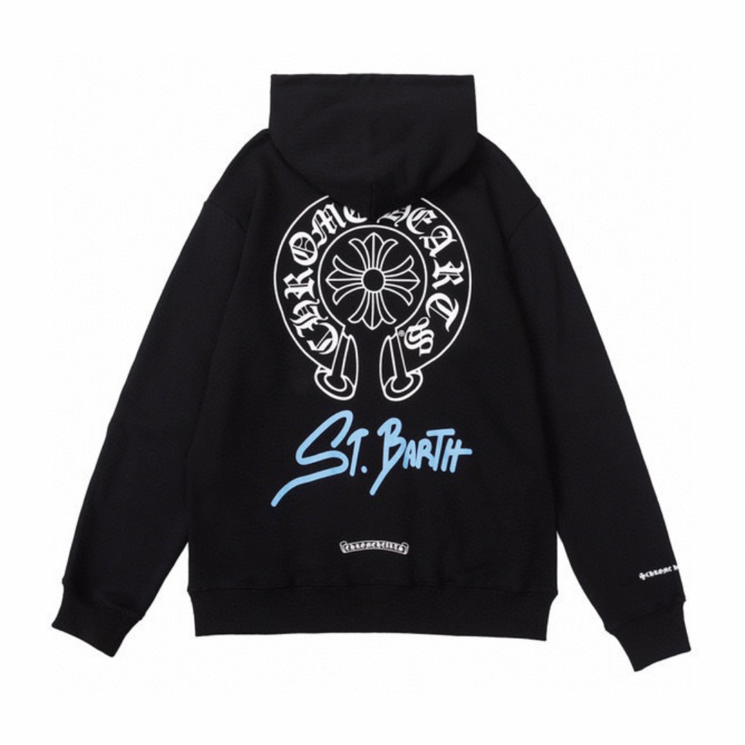 Chrome Zip Hoodie