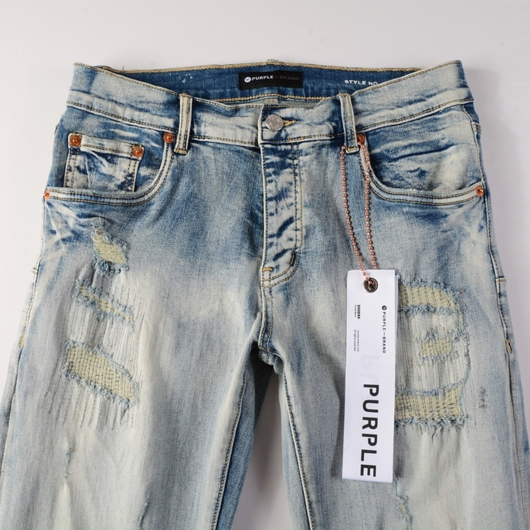 Purple Gradient Blue Jeans