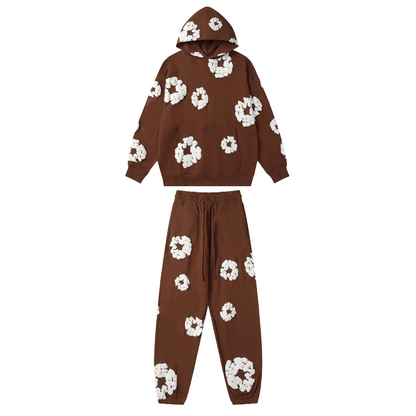 Denim Trs Brown Tracksuit