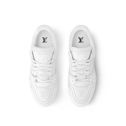Monogram Triple White Trainer