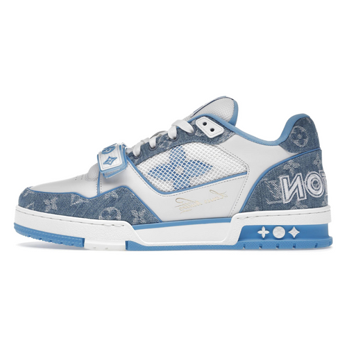 Monogram Blue Denim Trainer