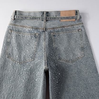 Purple Diamonds Blue Jeans