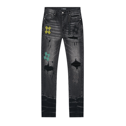 Amr Varsity Logo Jeans