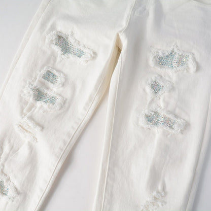 Amr White Jeans