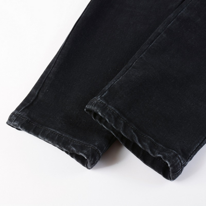 Amr Blue Patch Jeans