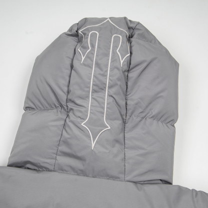 Decoded 2.0 Hooded Puffer Grey Jacket