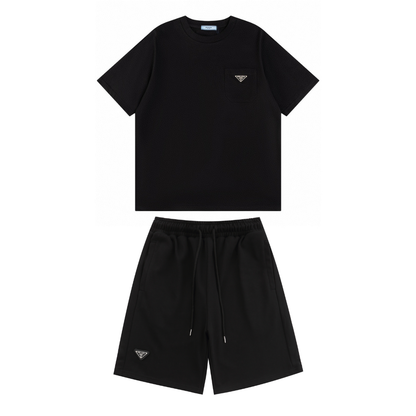 Monogram Short Set