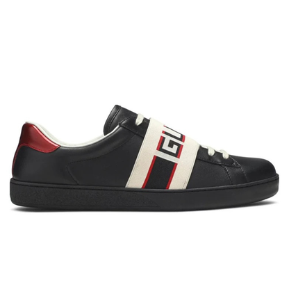 Stripe Leather Black