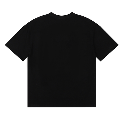 Amr Monochrome Flowers T-shirt