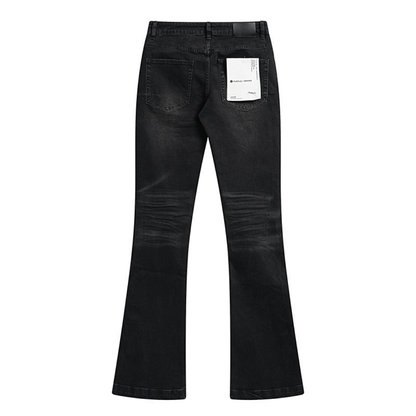 Purple Flared Jeans