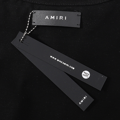 Amr Paint Drip AM Black T-shirt