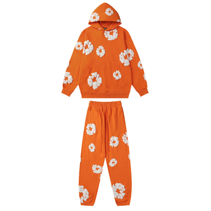 Denim Trs Orange Tracksuit
