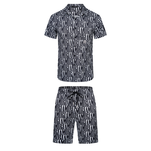 Amr Jacquard Short Set