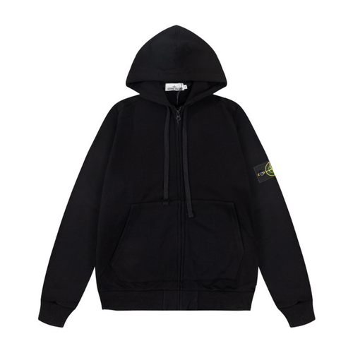 Monogram Zip Hoodie