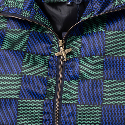 Monogram Green Windbreaker
