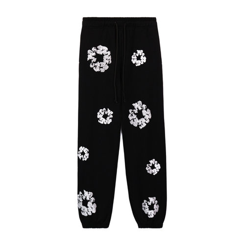 Denim Trs Diamonds Black Pants