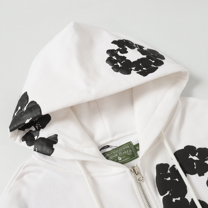 Denim Trs Zip Hoodie