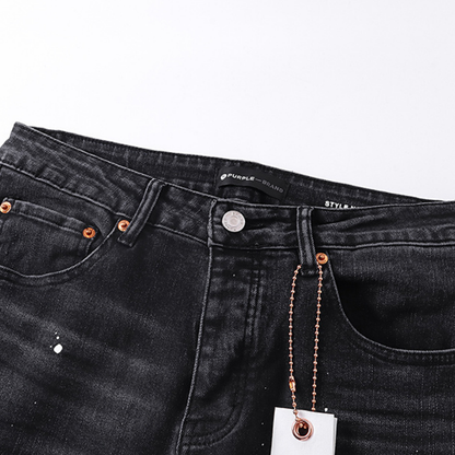 Purple Flared Jeans