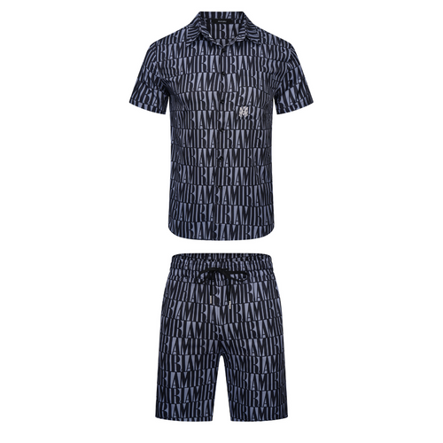 Amr Jacquard Short Set