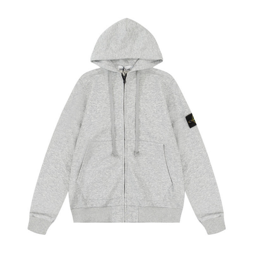 Monogram Zip Hoodie