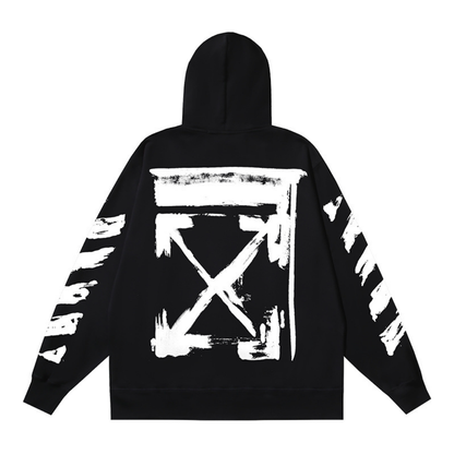 Off-W Monogram Zip Hoodie