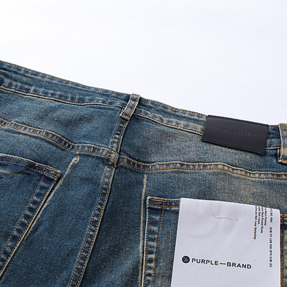 Purple Flared Jeans
