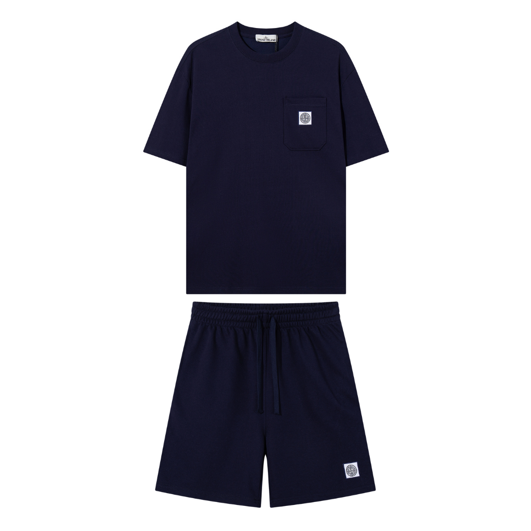Monogram Short Set