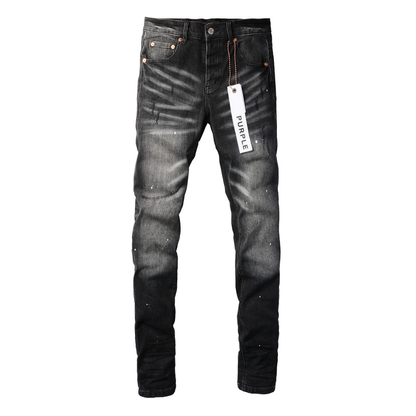 Purple Black Jeans