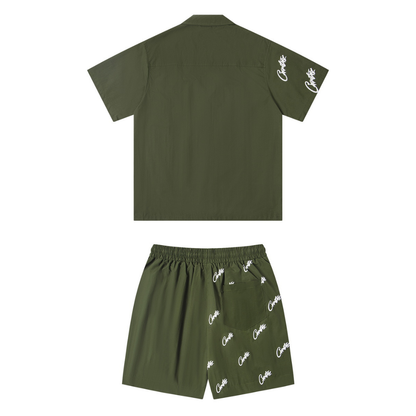 Alcatraz Army Green Short set