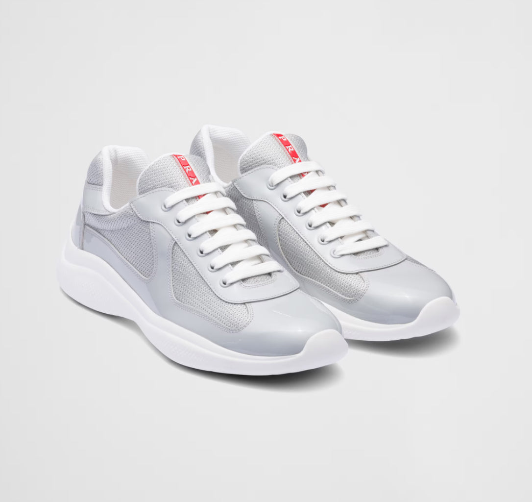 LEDER AMERICAS CUP PATENT - Grey/Silver