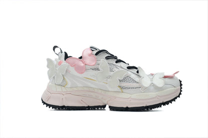 OFF 'Be Right Back' Pink White Butterflies