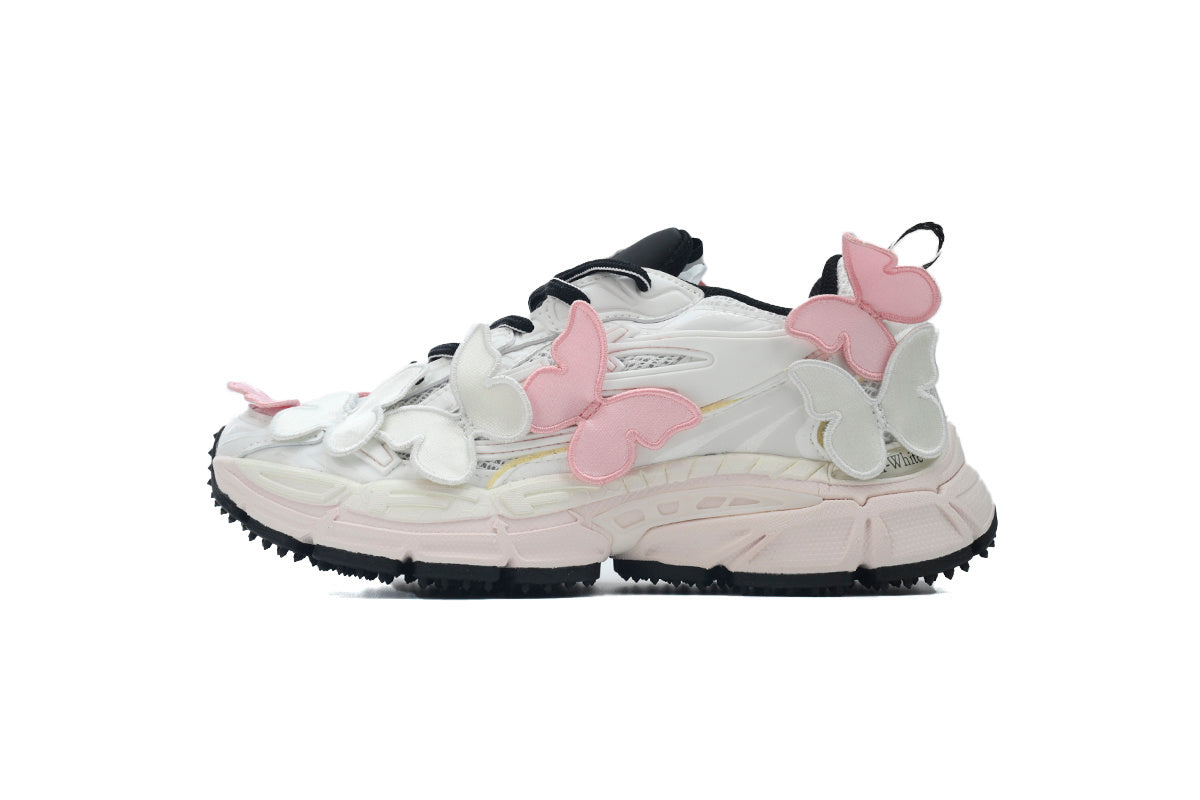 OFF 'Be Right Back' Pink White Butterflies