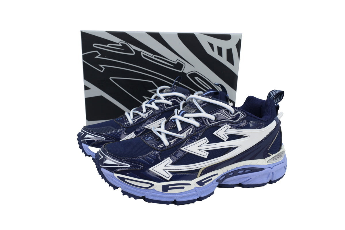 OFF 'Be Right Back' White Navy Blue
