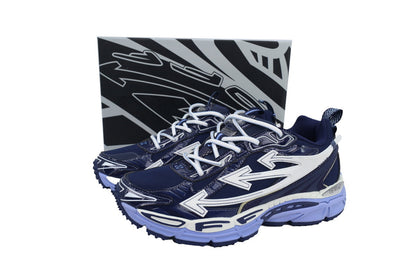 OFF 'Be Right Back' White Navy Blue