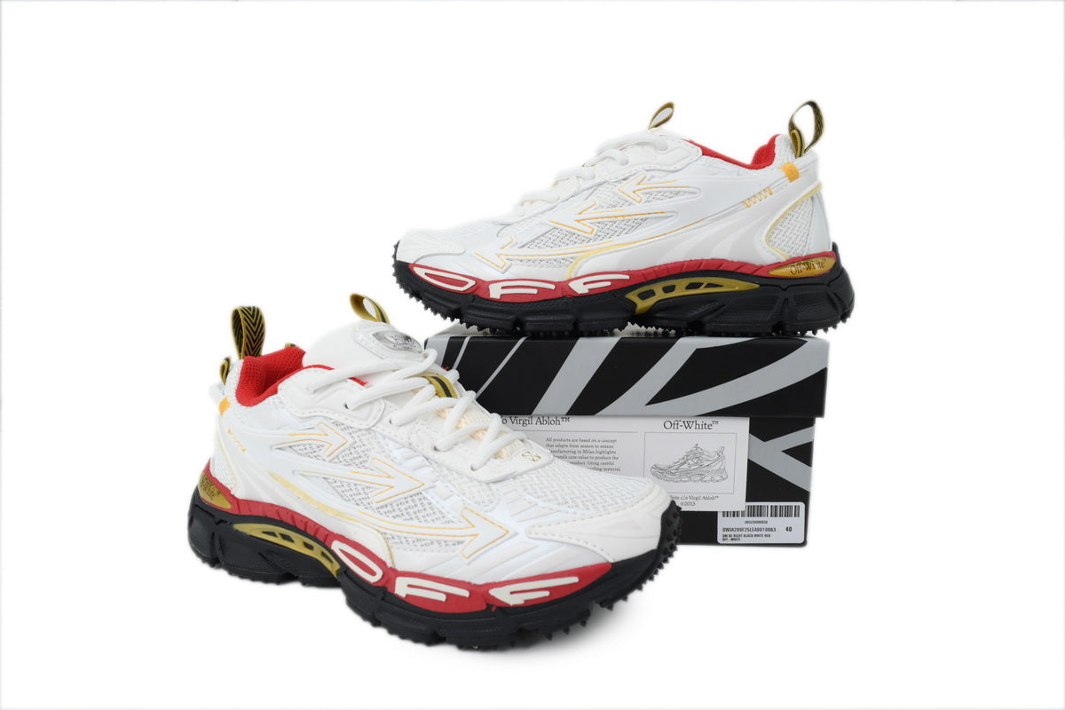 OFF 'Be Right Back' White Red