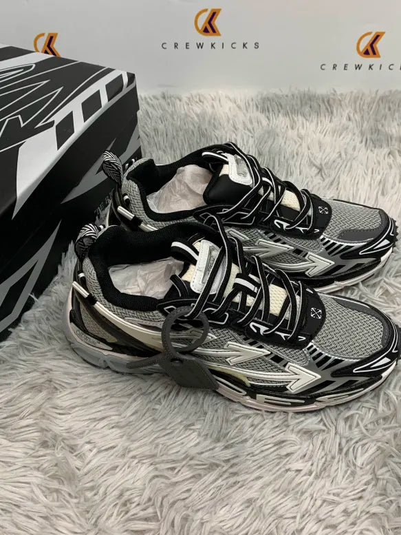 OFF-WHITE Be Right Back Blue Silver white